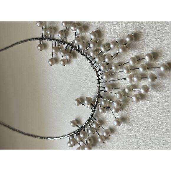 STERLING SILVER FRESHWATER PEARL NECKLACE 18" LIQUID SILVER 925 - Picture 5 of 10